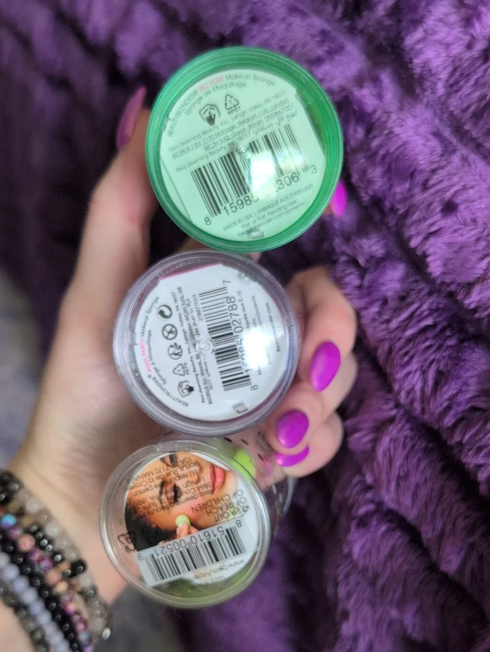 NWT beautyblender Makeup Sponge Trio - 2 Regular & A Micro Mini